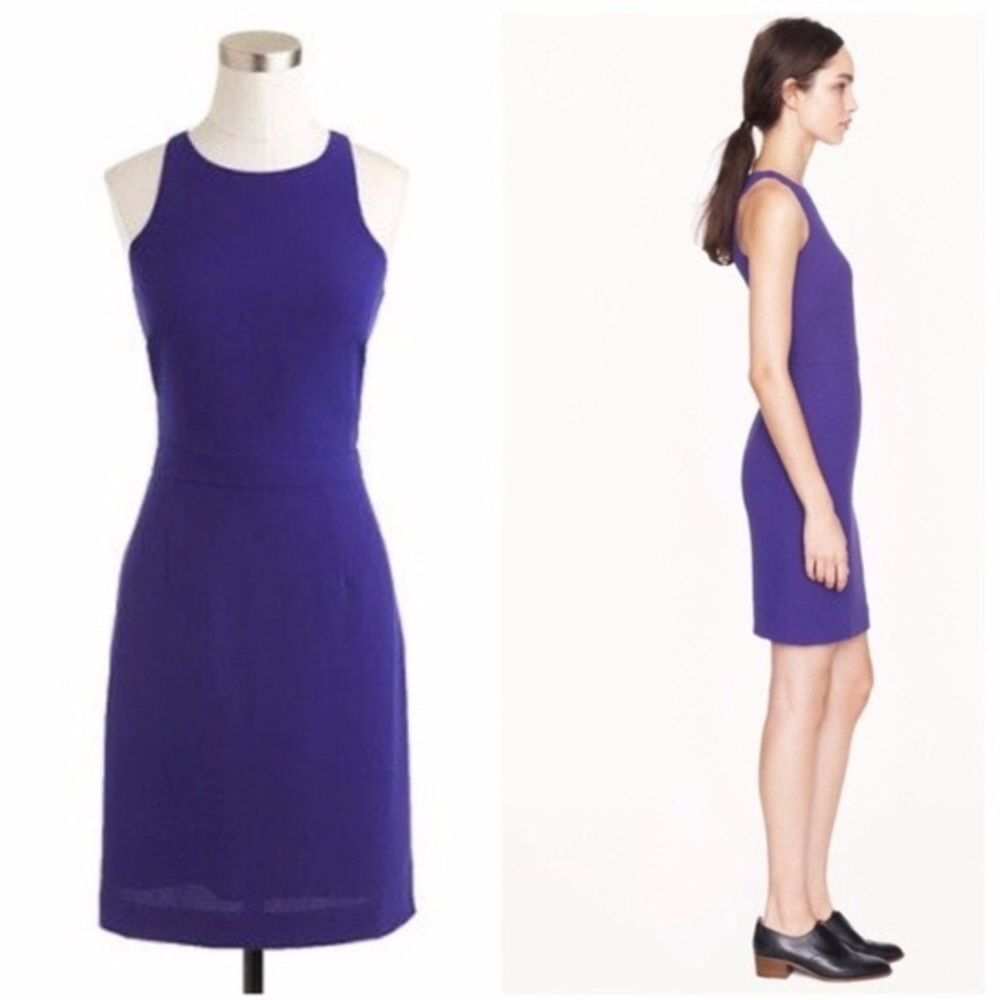 J. Crew Cutaway Crepe Dress